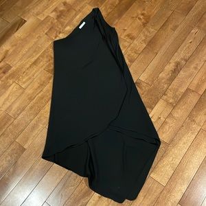 Mango Black Off The Shoulder Size Small With Tie